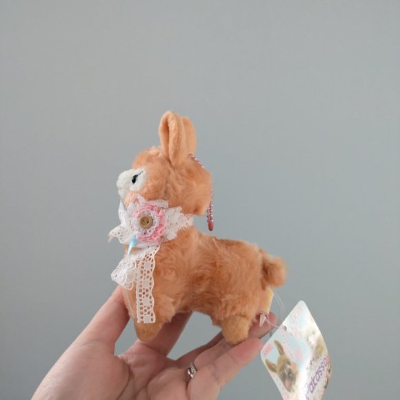 Amuse Rare Lace Arpakasso Keychain Plush - Picture 5 of 5